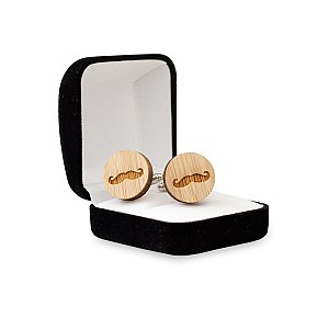 Butoni lemn personalizati moustache Butoni lemn personalizati moustache