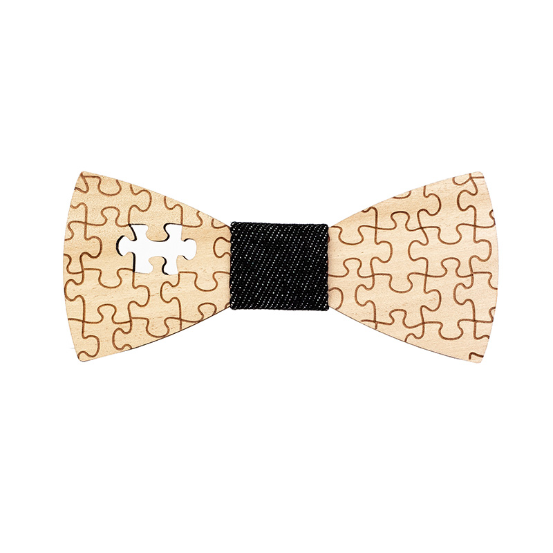 Papion din lemn puzzle